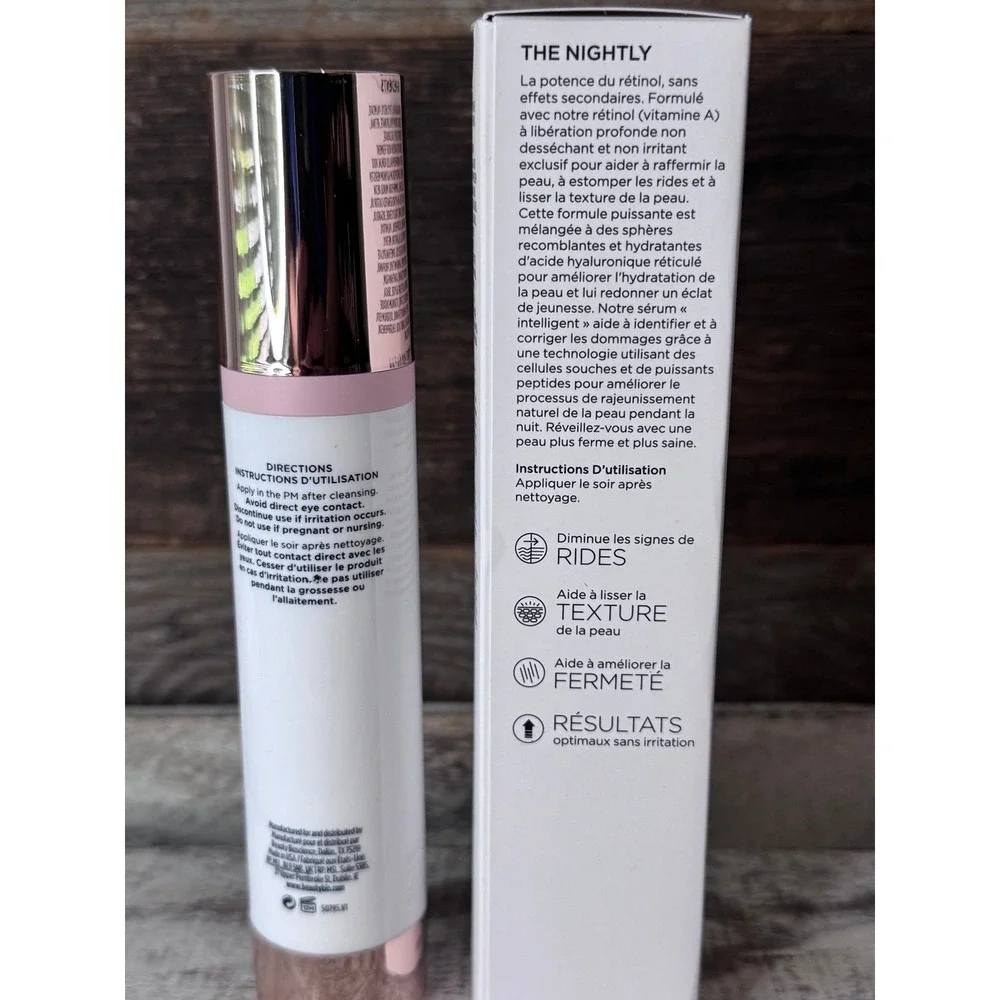 BeautyBio The Nightly XL‎ Retinol Serum 2oz – Overnight Anti-Aging - MSRP = $195